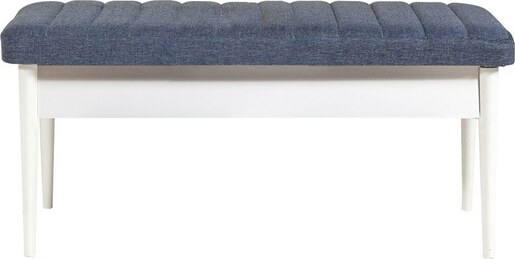 Set stolova i stolica (5 komada), Bijela boja Tamno plava, Vina 1048 - Dark Blue, White