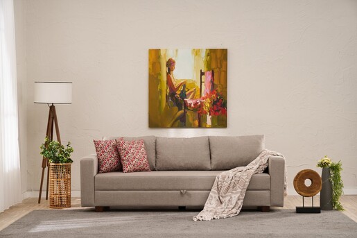 Kauč na razvlačenje s 3 sjedala AMARI