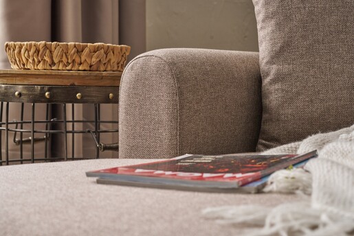 Kutna garnitura na razvlačenje Mane lijevi - smeđa