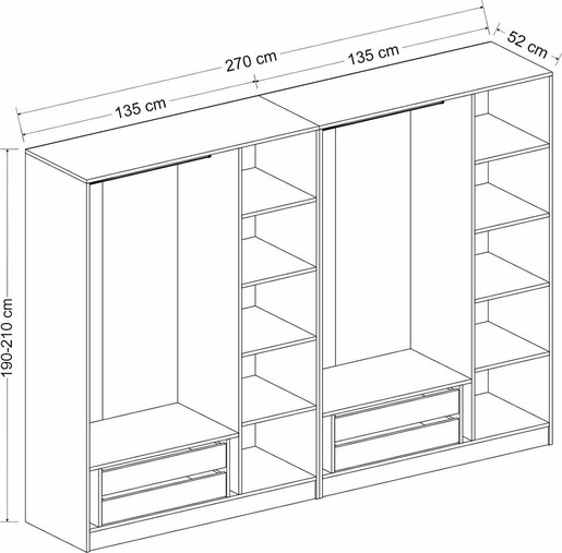 Garderoba, Kale Mebran - 8394