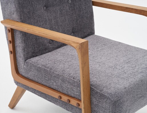 Fotelja Kemer - sivi