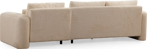 Kutna garnitura Lily Corner desni bež