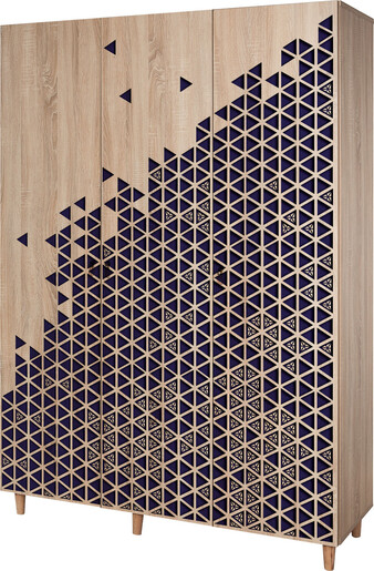 Garderoba, Sonoma hrast, MODE-123