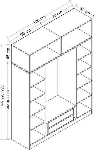 Garderoba, Kale - 5227