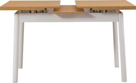 Stol za blagovanje, Bijela boja, Oliver Open -  Karina White