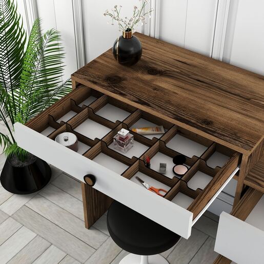 Ormar, Lizbon 544 - Walnut, White