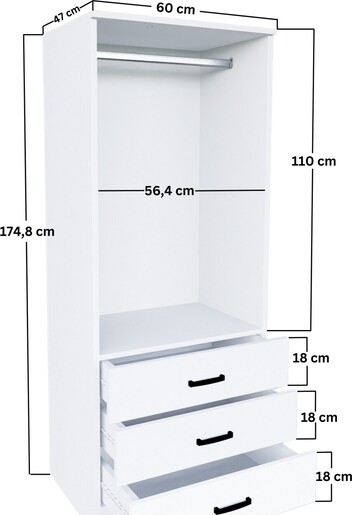 Ormar za odjeću LAUREN