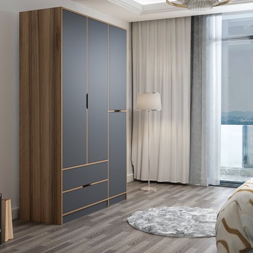 Ormar za odjeću ELINA - 8163, antracit, Dore