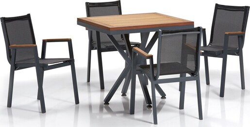 Set vrtnih stolova i stolica (5 komada), višebojno boja, Samara Bahçe Masa Takımı - 3