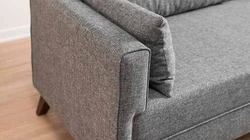 Trosjed na razvlačenje BELLA sivi, Bella Sofa Bed - Grey
