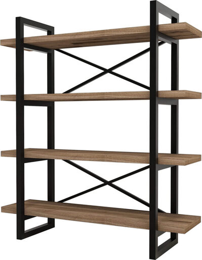 Polica za knjige, Makro - Walnut