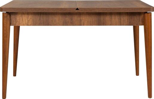 Set stola i stolica (5 komada), Vina 0701 - 4 - Walnut, Grey