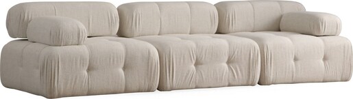 Trosjed Doblo 3 Seater ( L1-O1-1R) - Cream Bouclette