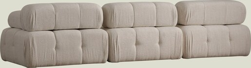 Trosjed Doblo 3 Seater ( L1-O1-1R) - Cream Bouclette