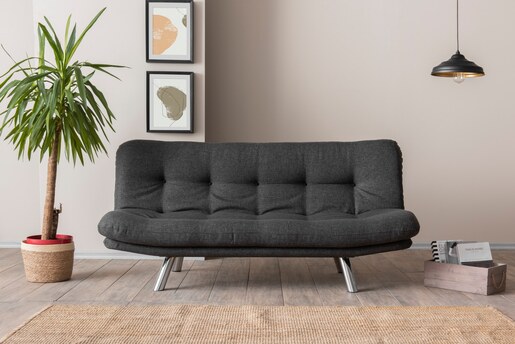 Trosjed, Misa Small Sofabed - Dark Grey