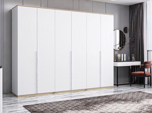 Ormar za odjeću KALE LINE - 4807, bijela boja