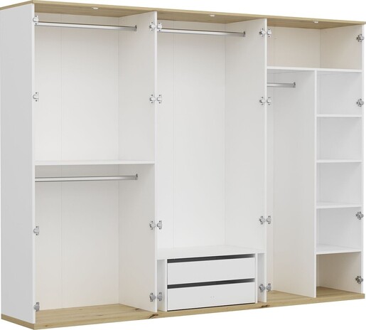 Ormar za odjeću KALE LINE - 4807, bijela boja