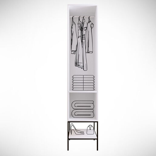 Garderoba, Martin 1 - White, Black, Gold