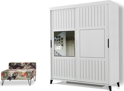 Garderoba, Pasific Home Fuga - 180 Parlak Beyaz Dolap