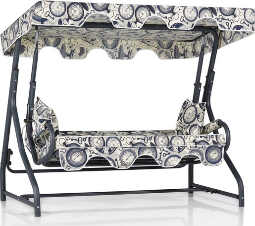 Vrtni trosjed za ljuljanje, višebojno boja, Olea 3 Kişilik Salıncak - Dünya Tente