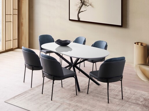 Stol za blagovaonicu AURA - 3013, svjetlo siva boja