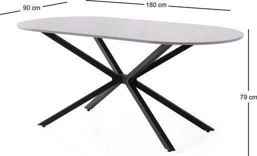 Stol za blagovaonicu AURA - 3013, svjetlo siva boja