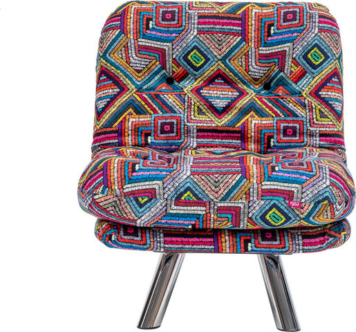 Fotelja na razvlačenje, Višebojno, Misa Small Solo - Patchwork