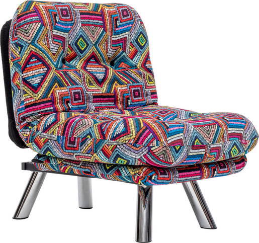 Fotelja na razvlačenje, Višebojno, Misa Small Solo - Patchwork