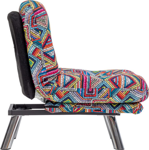 Fotelja na razvlačenje, Višebojno, Misa Small Solo - Patchwork