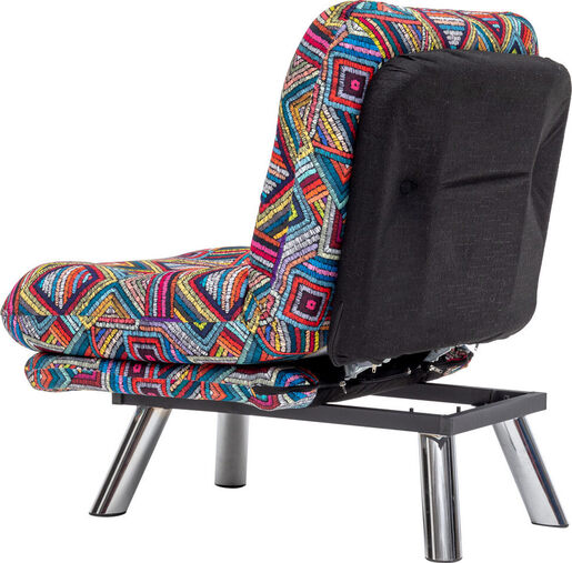 Fotelja na razvlačenje, Višebojno, Misa Small Solo - Patchwork