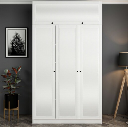 Ormar za odjeću MINAR KALE - 8400, bijela boja