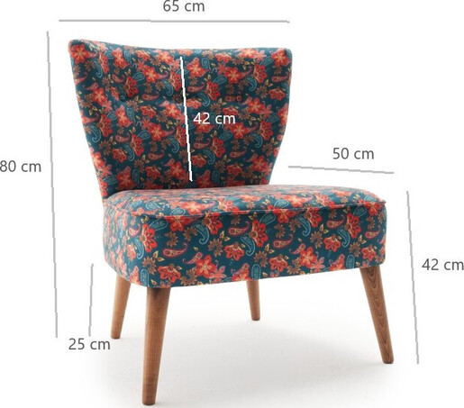 Fotelja wing VIOLA, Viola Berjer Nergiz