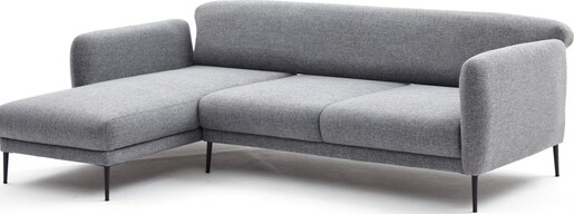 Kutna garnitura na razvlačenje, Sivo, Venus L - Grey