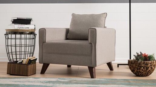 Sofa, Krem, Bella Armchair - Cream