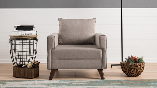 Sofa, Krem, Bella Armchair - Cream