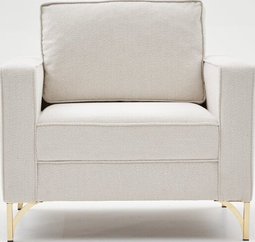 Sofa, Krem Zlato, Berlin - Cream, Gold