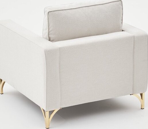 Sofa, Krem Zlato, Berlin - Cream, Gold