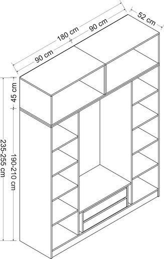 Garderoba, Kale - 7518