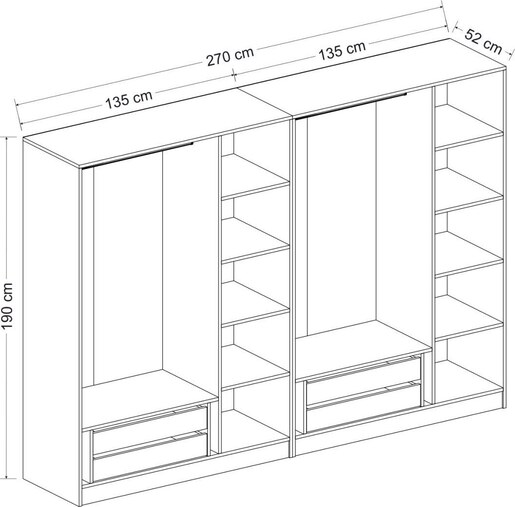 Garderoba, Kale - 3847