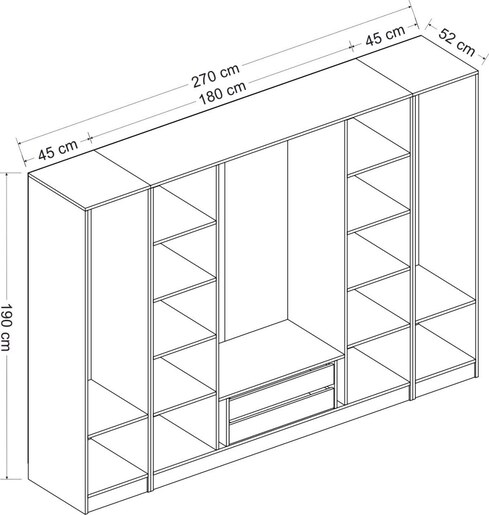 Garderoba, Kale - 3080