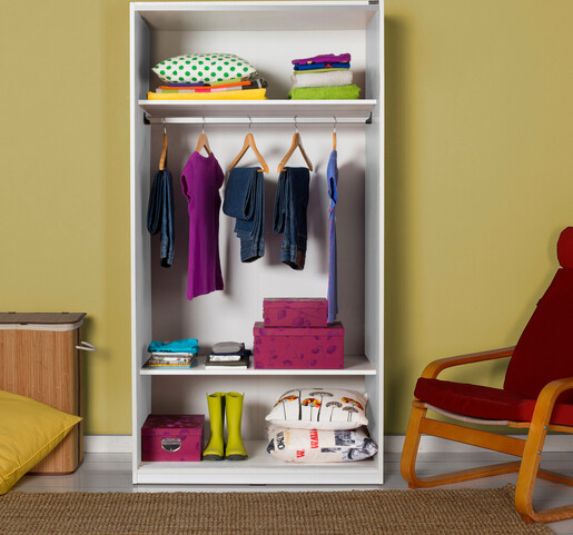 Garderoba, Bijela boja, SWD-402-BB-2