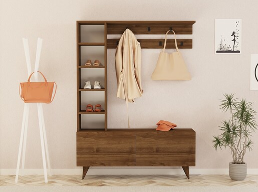 Stalak za hodnik, Hale