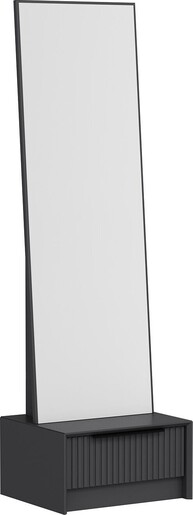 Stol za šminkanje KALE LUXE SOFT - 4803, antracit