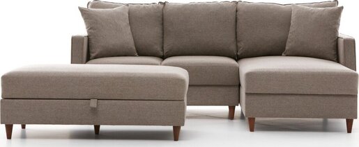 Kutna garnitura, Krem, Eva Right - Cream