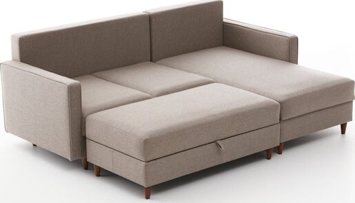 Kutna garnitura, Krem, Eva Right - Cream