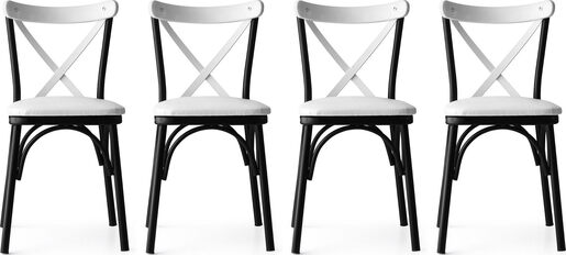 Set stolica (4 komada), Bijela boja, Ekol - 1334