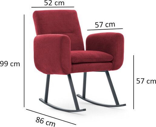 Stolica za ljuljanje, Kesten, Kono - Maroon