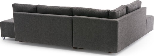 Kutna garnitura na razvlačenje, Antracit, Manama Corner Sofa Bed Left - Anthracite