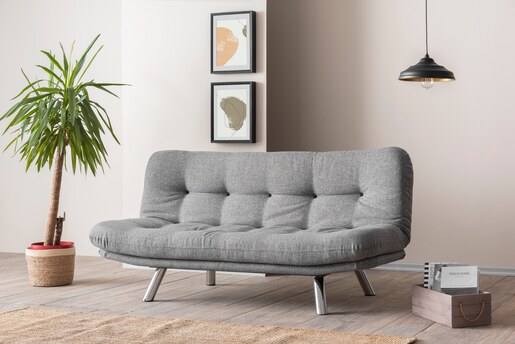 Trosjed, Misa Small Sofabed - Light Grey