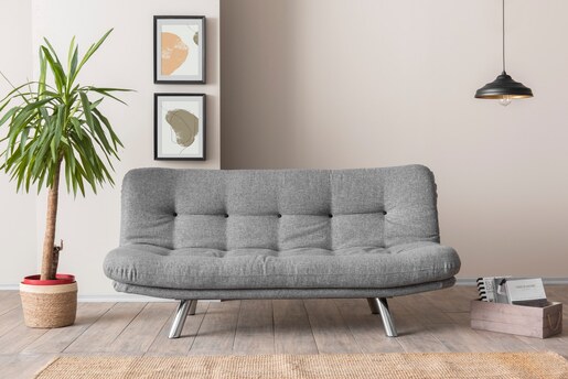 Trosjed, Misa Small Sofabed - Light Grey
